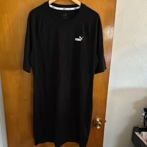 Puma Tshirt Dress Womens XL Black